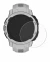 Image de l'appareil Garmin Instinct 2S Solar (40 mm) avec une grande variété de protections d'écran.
