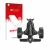 Face avant d’un emballage produit avec le logo de la marque upscreen. À côté, l’appareil Motocaddy M7 GPS Electric Trolley est