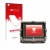 Face avant d’un emballage produit avec le logo de la marque upscreen. À côté, l’appareil Shearwater Petrel 2 dive computer est