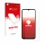 Face avant d’un emballage produit avec le logo de la marque upscreen. À côté, l’appareil Ulefone Note 16 Pro est représenté av