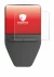 Image de l'appareil Trezor Safe 3 avec une grande variété de protections d'écran.