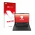 Face avant d’un emballage produit avec le logo de la marque upscreen. À côté, l’appareil Lenovo ThinkPad X13 2-in-1 Gen 5 est 