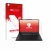 Face avant d’un emballage produit avec le logo de la marque upscreen. À côté, l’appareil Lenovo ThinkPad P16s Gen 3 est représ