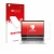 Face avant d’un emballage produit avec le logo de la marque upscreen. À côté, l’appareil HP Elite x360 830 G11 2-in-1 est repr