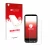 Face avant d’un emballage produit avec le logo de la marque upscreen. À côté, l’appareil SPC Zeus 4G Pro est représenté avec l