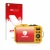 Face avant d’un emballage produit avec le logo de la marque upscreen. À côté, l’appareil Kodak Pixpro WPZ2 est représenté avec