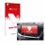 Face avant d’un emballage produit avec le logo de la marque upscreen. À côté, l’appareil Kia XCeed 2024 est représenté avec la
