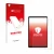 Face avant d’un emballage produit avec le logo de la marque upscreen. À côté, l’appareil Alldocube iPlay 70 mini Ultra est rep