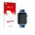 Face avant d’un emballage produit avec le logo de la marque upscreen. À côté, l’appareil JoJoego 4G Smartwatch kids est représ