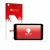 Face avant d’un emballage produit avec le logo de la marque upscreen. À côté, l’appareil Chigee AIO-6 LTE 4G est représenté av