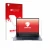 Face avant d’un emballage produit avec le logo de la marque upscreen. À côté, l’appareil Chuwi CoreBook Air 14" est représenté