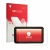 Face avant d’un emballage produit avec le logo de la marque upscreen. À côté, l’appareil Interphone Sync55B est représenté ave