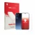 Face avant d’un emballage produit avec le logo de la marque upscreen. À côté, l’appareil realme C100x (Avant+Caméra) est repré