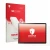 Face avant d’un emballage produit avec le logo de la marque upscreen. À côté, l’appareil Logicom Tab XXL 14" est représenté av