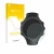 Face avant d’un emballage produit avec le logo de la marque upscreen. À côté, l’appareil Suunto Ambit3 Sport Black est représe