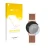 Face avant d’un emballage produit avec le logo de la marque upscreen. À côté, l’appareil Skagen Smartwatch Falster 40mm est re