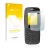 Face avant d’un emballage produit avec le logo de la marque upscreen. À côté, l’appareil Nokia 106 2018 est représenté avec la