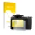 Face avant d’un emballage produit avec le logo de la marque upscreen. À côté, l’appareil Hasselblad X1D II 50C est représenté 