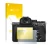 Face avant d’un emballage produit avec le logo de la marque upscreen. À côté, l’appareil Sony Alpha 7R IV est représenté avec 
