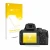 Face avant d’un emballage produit avec le logo de la marque upscreen. À côté, l’appareil Nikon Coolpix P950 est représenté ave