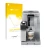 Face avant d’un emballage produit avec le logo de la marque upscreen. À côté, l’appareil DeLonghi Dinamica Plus ECAM370.95.T e