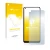 Face avant d’un emballage produit avec le logo de la marque upscreen. À côté, l’appareil Oppo A96 est représenté avec la prote