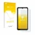 Face avant d’un emballage produit avec le logo de la marque upscreen. À côté, l’appareil Umidigi Bison X10 est représenté avec