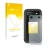 Face avant d’un emballage produit avec le logo de la marque upscreen. À côté, l’appareil Nokia 2660 Flip (Arrière) est représe
