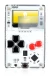Image de l'appareil Arduboy FX avec une grande variété de protections d'écran.