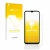 Face avant d’un emballage produit avec le logo de la marque upscreen. À côté, l’appareil Samsung Galaxy A14 4G est représenté 