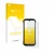Face avant d’un emballage produit avec le logo de la marque upscreen. À côté, l’appareil Doogee S110 est représenté avec la pr
