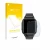 Face avant d’un emballage produit avec le logo de la marque upscreen. À côté, l’appareil Krostming Kids Smartwatch GPS 4G est 