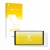 Face avant d’un emballage produit avec le logo de la marque upscreen. À côté, l’appareil Shelly Wall Display X2 est représenté