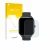 Face avant d’un emballage produit avec le logo de la marque upscreen. À côté, l’appareil FORRLITE Smartwatch 2.01" est représe