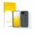Face avant d’un emballage produit avec le logo de la marque upscreen. À côté, l’appareil Google Pixel 10a (Avant+Arrière) est 