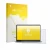 Face avant d’un emballage produit avec le logo de la marque upscreen. À côté, l’appareil Dell 14S DS14260 est représenté avec 
