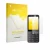 Face avant d’un emballage produit avec le logo de la marque upscreen. À côté, l’appareil Nokia 235 4G 2.0 est représenté avec 