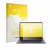 Face avant d’un emballage produit avec le logo de la marque upscreen. À côté, l’appareil ASUS ExpertBook B3 Gen 2 B3405 est re