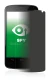 Image de l'appareil Google Nexus 4 avec une grande variété de protections d'écran.