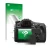 Face avant d’un emballage produit avec le logo de la marque upscreen. À côté, l’appareil Sony Alpha 68 est représenté avec la 