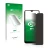 Face avant d’un emballage produit avec le logo de la marque upscreen. À côté, l’appareil Wiko View 4 est représenté avec la pr