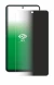Image de l'appareil Samsung Galaxy M55 avec une grande variété de protections d'écran.