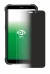 Image de l'appareil Oukitel WP32 avec une grande variété de protections d'écran.