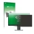 Face avant d’un emballage produit avec le logo de la marque upscreen. À côté, l’appareil Dell P2319H est représenté avec la pr