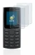 Image de l'appareil Nokia 105 (2023) avec une grande variété de protections d'écran.
