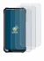 Image de l'appareil Oukitel WP23 avec une grande variété de protections d'écran.