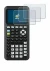 Image de l'appareil Texas Instruments TI-84 Plus CE-T Python avec une grande variété de protections d'écran.