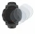 Image de l'appareil Garmin Instinct E (45 mm) avec une grande variété de protections d'écran.