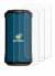 Image de l'appareil Doogee S100 avec une grande variété de protections d'écran.