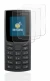 Image de l'appareil Nokia 110 (2023) avec une grande variété de protections d'écran.